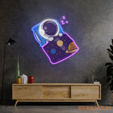 Astronaut Sleep LED Neon Sign Light Pop Art